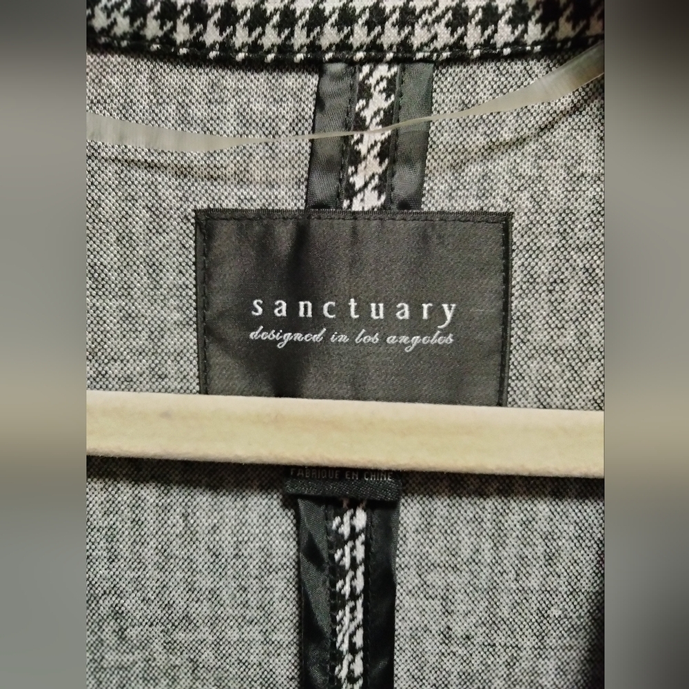 LIKE NEW Sanctuary Women's Houndstooth Jacket - Picture 2 of 8